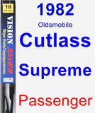 Passenger Wiper Blade for 1982 Oldsmobile Cutlass Supreme - Vision Saver