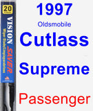 Passenger Wiper Blade for 1997 Oldsmobile Cutlass Supreme - Vision Saver