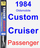 Passenger Wiper Blade for 1984 Oldsmobile Custom Cruiser - Vision Saver