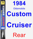 Rear Wiper Blade for 1984 Oldsmobile Custom Cruiser - Vision Saver