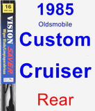 Rear Wiper Blade for 1985 Oldsmobile Custom Cruiser - Vision Saver