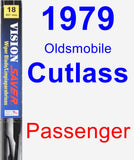 Passenger Wiper Blade for 1979 Oldsmobile Cutlass - Vision Saver