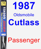 Passenger Wiper Blade for 1987 Oldsmobile Cutlass - Vision Saver