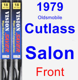 Front Wiper Blade Pack for 1979 Oldsmobile Cutlass Salon - Vision Saver