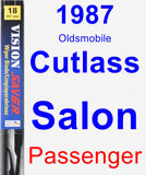 Passenger Wiper Blade for 1987 Oldsmobile Cutlass Salon - Vision Saver