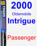 Passenger Wiper Blade for 2000 Oldsmobile Intrigue - Vision Saver