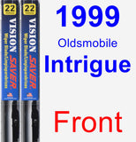 Front Wiper Blade Pack for 1999 Oldsmobile Intrigue - Vision Saver