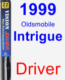 Driver Wiper Blade for 1999 Oldsmobile Intrigue - Vision Saver