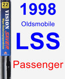 Passenger Wiper Blade for 1998 Oldsmobile LSS - Vision Saver