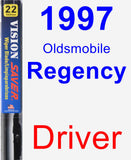 Driver Wiper Blade for 1997 Oldsmobile Regency - Vision Saver