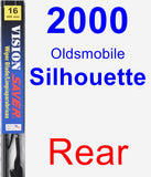 Rear Wiper Blade for 2000 Oldsmobile Silhouette - Vision Saver