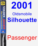 Passenger Wiper Blade for 2001 Oldsmobile Silhouette - Vision Saver