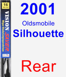 Rear Wiper Blade for 2001 Oldsmobile Silhouette - Vision Saver
