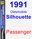 Passenger Wiper Blade for 1991 Oldsmobile Silhouette - Vision Saver