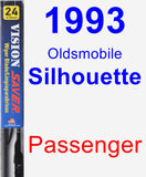 Passenger Wiper Blade for 1993 Oldsmobile Silhouette - Vision Saver