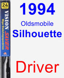 Driver Wiper Blade for 1994 Oldsmobile Silhouette - Vision Saver