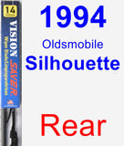 Rear Wiper Blade for 1994 Oldsmobile Silhouette - Vision Saver