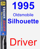 Driver Wiper Blade for 1995 Oldsmobile Silhouette - Vision Saver
