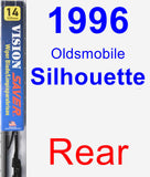 Rear Wiper Blade for 1996 Oldsmobile Silhouette - Vision Saver