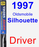 Driver Wiper Blade for 1997 Oldsmobile Silhouette - Vision Saver