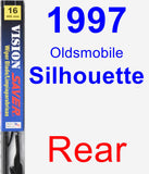Rear Wiper Blade for 1997 Oldsmobile Silhouette - Vision Saver