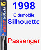 Passenger Wiper Blade for 1998 Oldsmobile Silhouette - Vision Saver