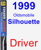 Driver Wiper Blade for 1999 Oldsmobile Silhouette - Vision Saver