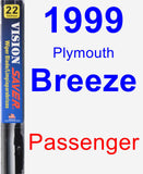 Passenger Wiper Blade for 1999 Plymouth Breeze - Vision Saver