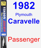 Passenger Wiper Blade for 1982 Plymouth Caravelle - Vision Saver