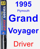 Driver Wiper Blade for 1995 Plymouth Grand Voyager - Vision Saver