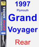 Rear Wiper Blade for 1997 Plymouth Grand Voyager - Vision Saver