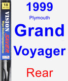 Rear Wiper Blade for 1999 Plymouth Grand Voyager - Vision Saver