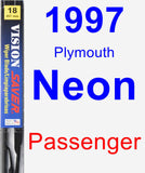 Passenger Wiper Blade for 1997 Plymouth Neon - Vision Saver