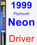 Driver Wiper Blade for 1999 Plymouth Neon - Vision Saver