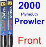 Front Wiper Blade Pack for 2000 Plymouth Prowler - Vision Saver