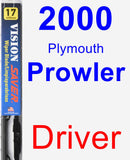 Driver Wiper Blade for 2000 Plymouth Prowler - Vision Saver