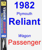 Passenger Wiper Blade for 1982 Plymouth Reliant - Vision Saver