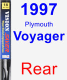 Rear Wiper Blade for 1997 Plymouth Voyager - Vision Saver