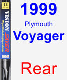 Rear Wiper Blade for 1999 Plymouth Voyager - Vision Saver