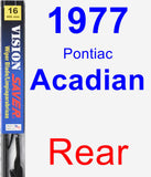 Rear Wiper Blade for 1977 Pontiac Acadian - Vision Saver