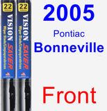 Front Wiper Blade Pack for 2005 Pontiac Bonneville - Vision Saver