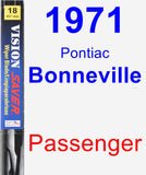 Passenger Wiper Blade for 1971 Pontiac Bonneville - Vision Saver