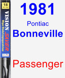 Passenger Wiper Blade for 1981 Pontiac Bonneville - Vision Saver