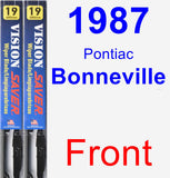 Front Wiper Blade Pack for 1987 Pontiac Bonneville - Vision Saver