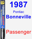 Passenger Wiper Blade for 1987 Pontiac Bonneville - Vision Saver