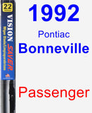 Passenger Wiper Blade for 1992 Pontiac Bonneville - Vision Saver