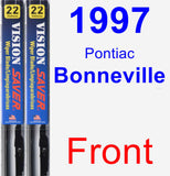 Front Wiper Blade Pack for 1997 Pontiac Bonneville - Vision Saver