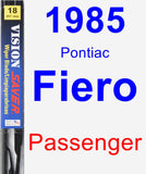 Passenger Wiper Blade for 1985 Pontiac Fiero - Vision Saver