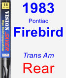 Rear Wiper Blade for 1983 Pontiac Firebird - Vision Saver