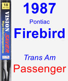 Passenger Wiper Blade for 1987 Pontiac Firebird - Vision Saver